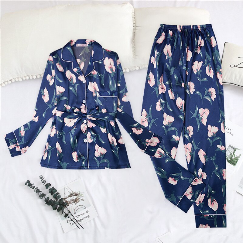2 Piece Silk Pajamas