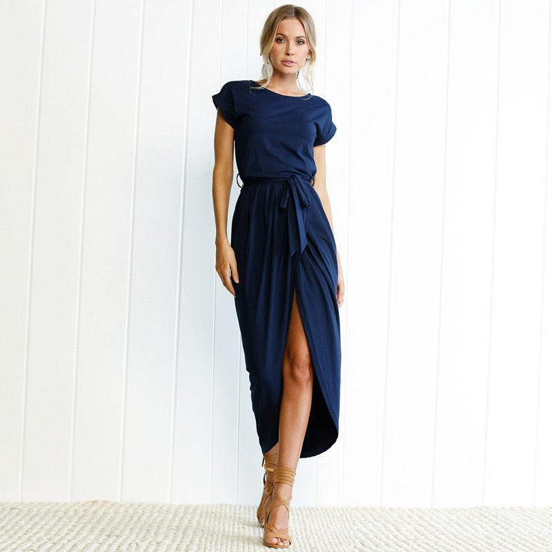 Oversized Short Sleeve Dress