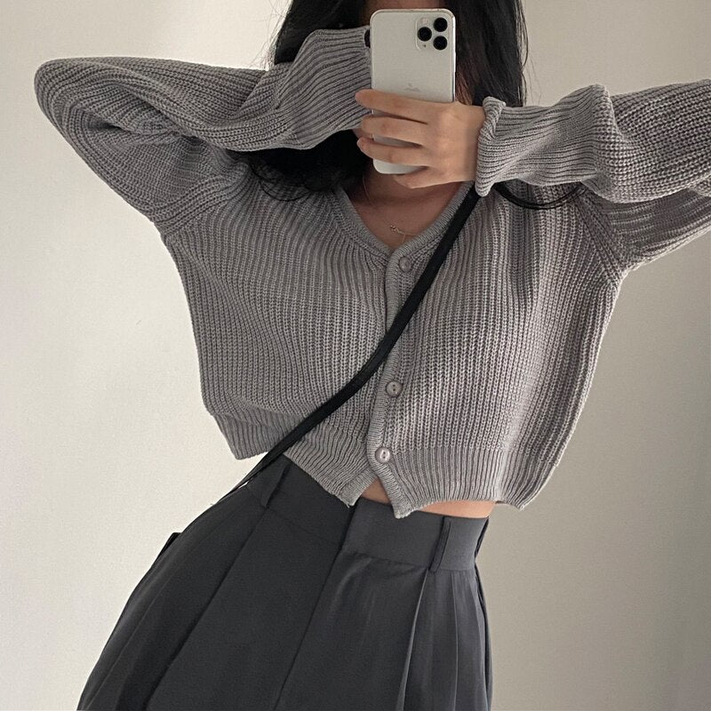 Women's Cardigan Cropped