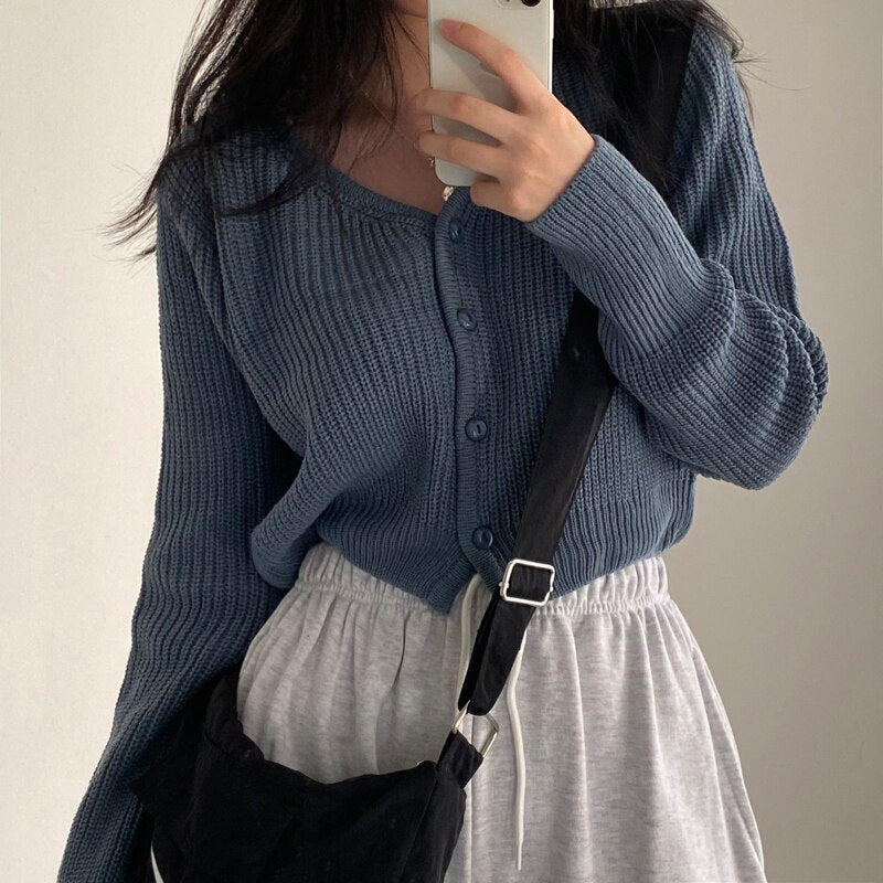 Women's Cardigan Cropped