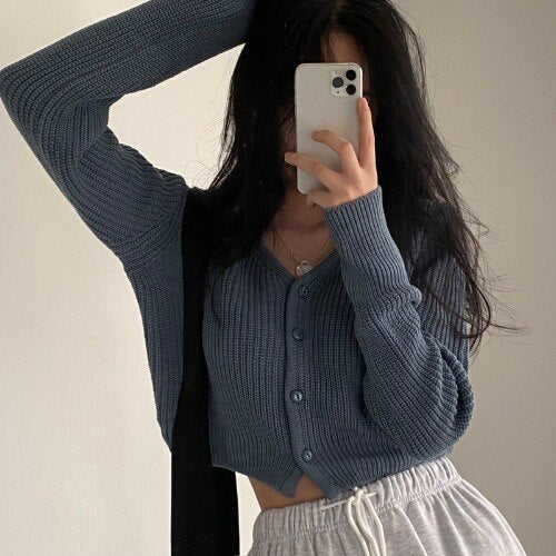 Women's Cardigan Cropped