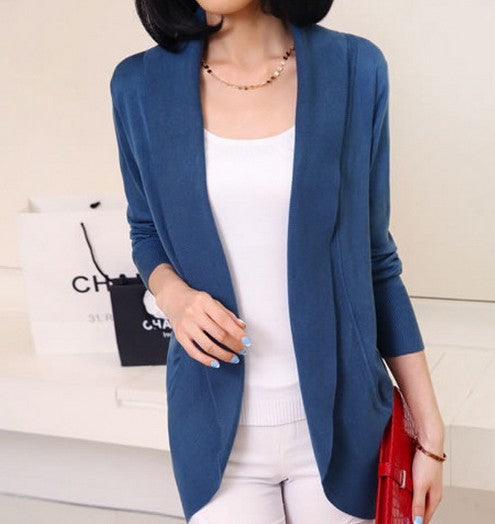 Long Sleeve Knitted Cardigan