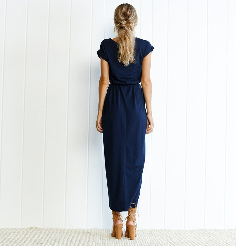 Oversized Short Sleeve Dress